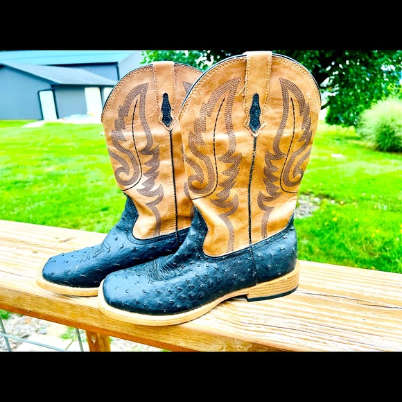 Roper Shoes Roper Cowboy Boots Unisex Youth Size 5 Western Country
